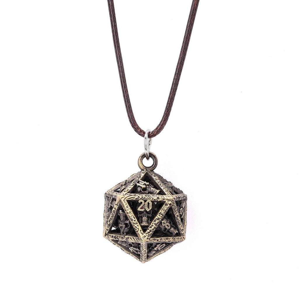 Grimskull's D20 Locket Gift Set - Ancient Gold