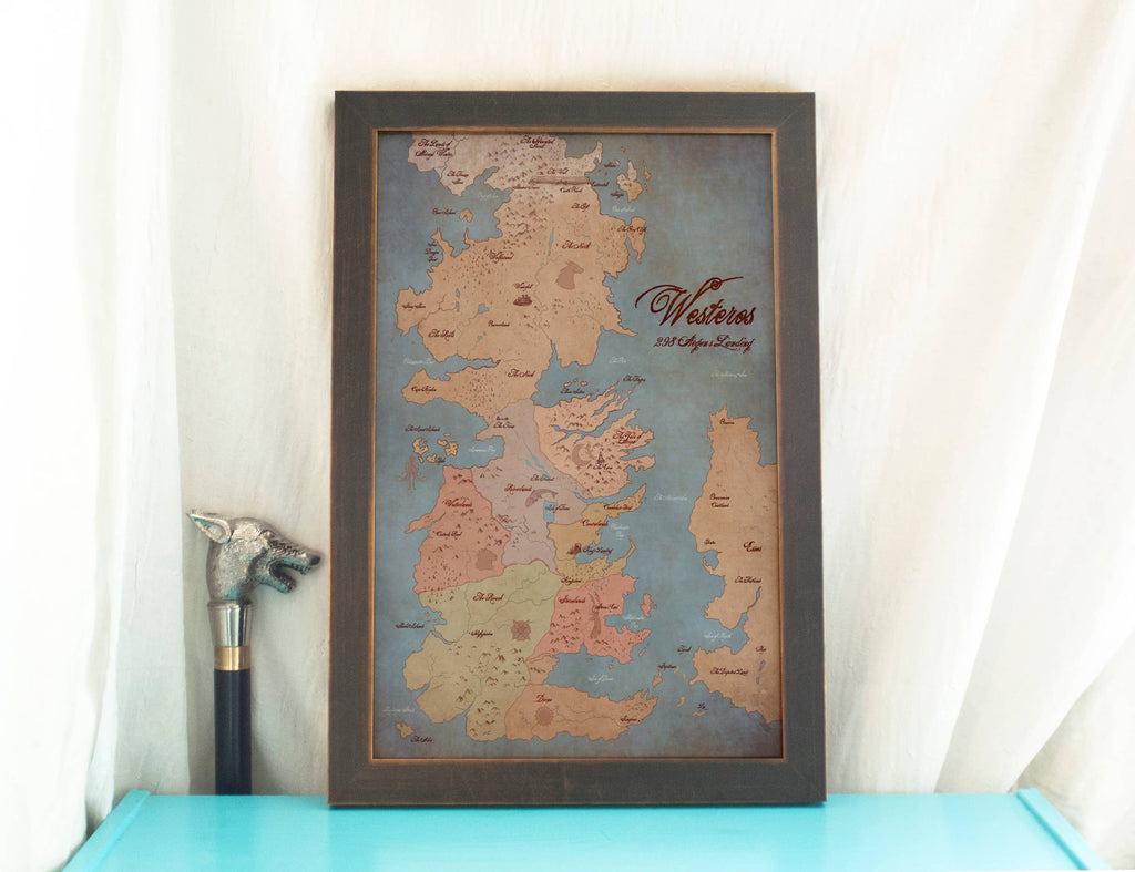 Map of Westeros // Game of Thrones Art Print