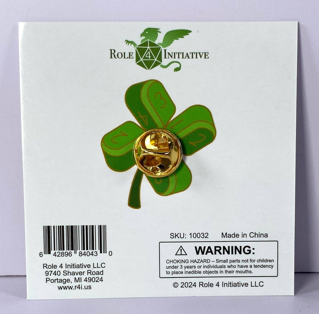 Arch'd4 Leaf Clover - Collectible Enamel Pin