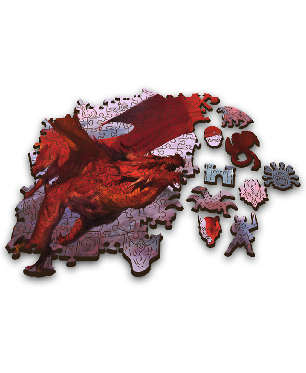 Trefl Wood 501 Piece Puzzle - Ancient Red Dragon