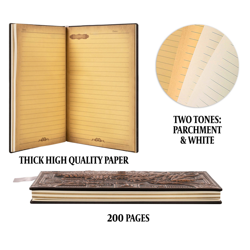 3D Faux - Leather Notbook/Journal