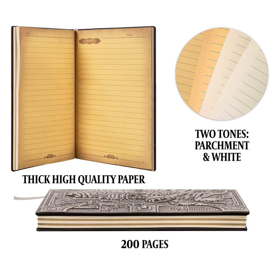 3D Faux - Leather Notbook/Journal