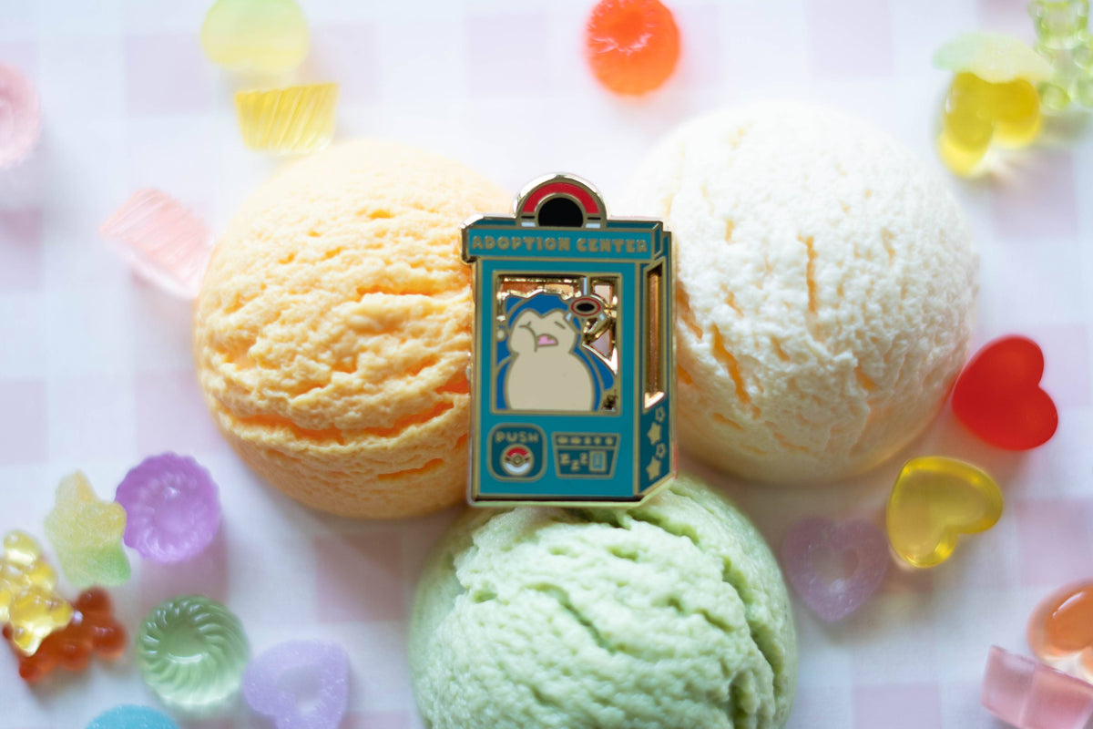 Pokemon Snorlax Enamel Pin Anime
