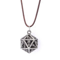 Grimskull's D20 Locket Gift Set - Ancient Silver