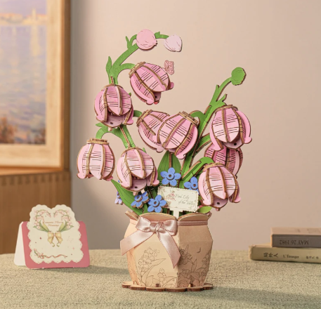 Rowood Pink Lily of the Valley DIY Flower Bouquet