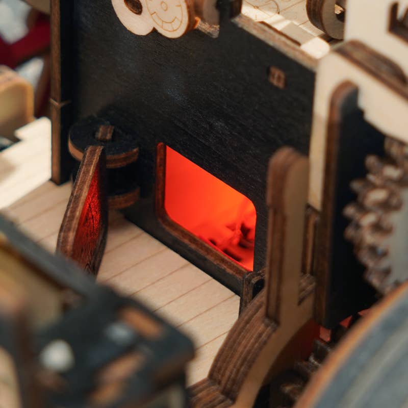 Steam Engine Mechanical Robotime Rokr DIY 3D puzzles