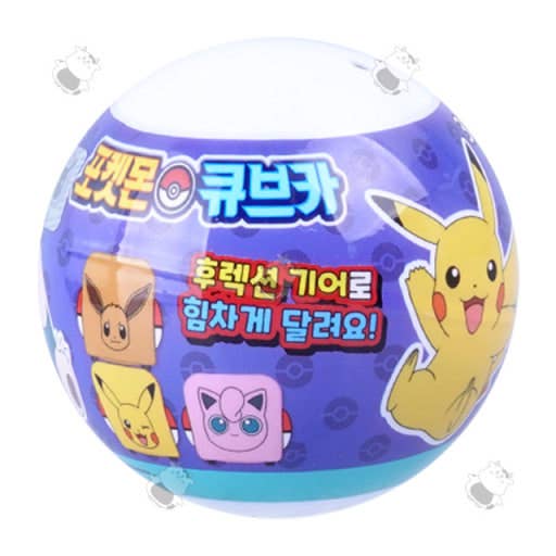 Pokémon Cube Pull-back Car – Random Blind Capsule Toy