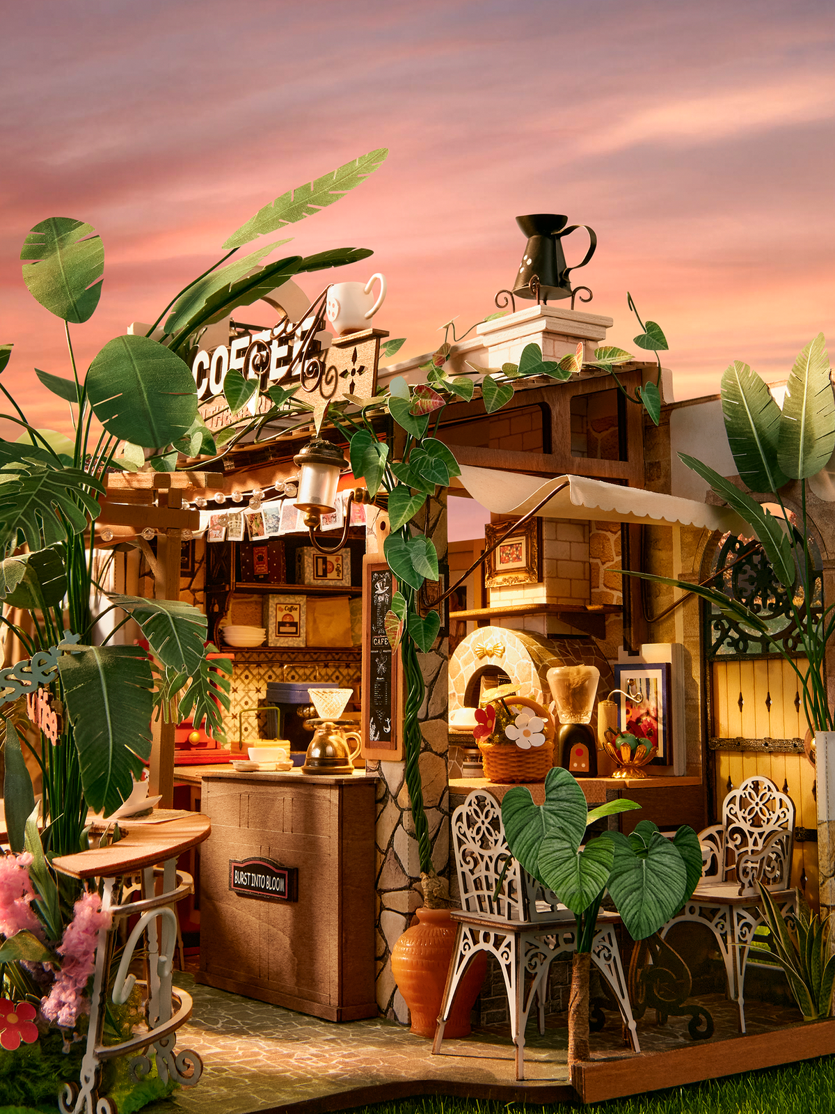 Rolife Leafree Café DIY Miniature House