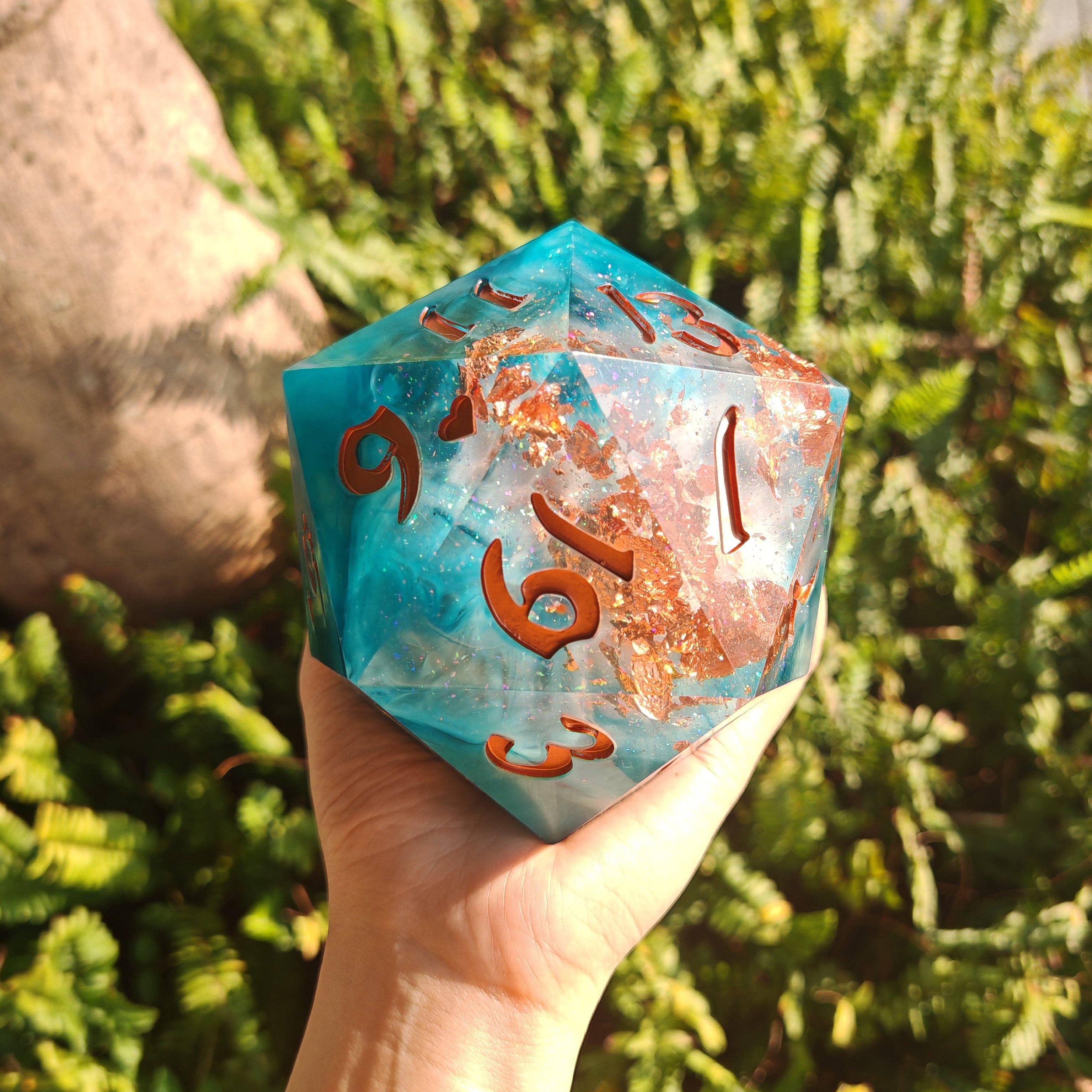 Captured Magic 100mm Chonk D20 - Cloudfall