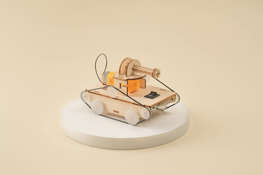 Rubber Bands Tank DIY Kit, Educational STEM Toy for Kids