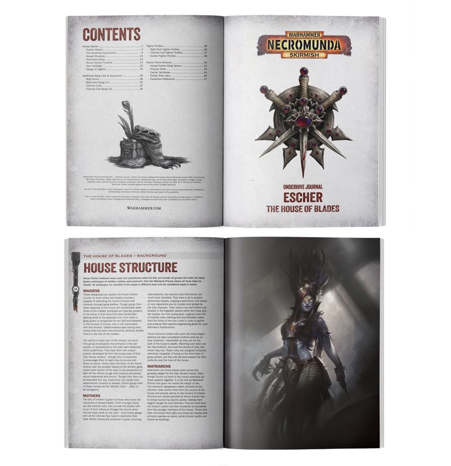 Underhive Journal Escher: House of Blades