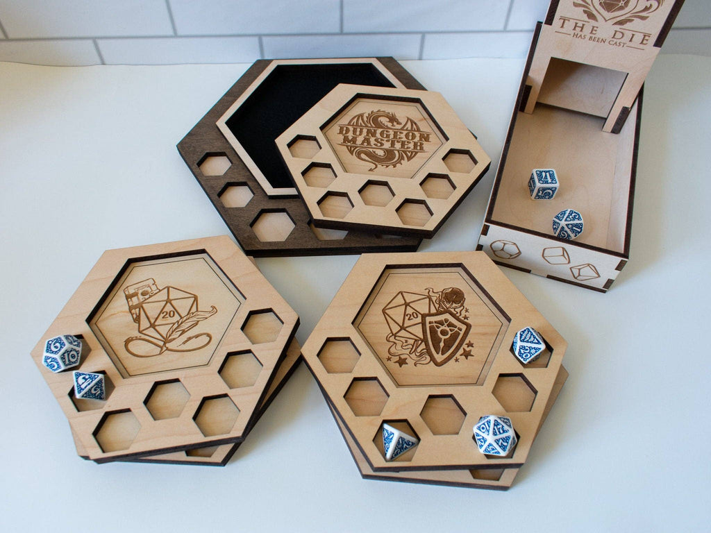 D&D Dice Tray Coasters, 23 Choices (14 Classes + Others)