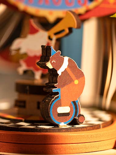 Sunset Carnival Rolife Music Box DIY Wooden Puzzles