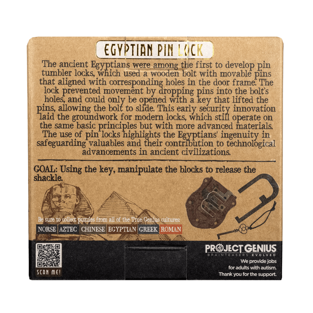 Egyptian Pin Lock