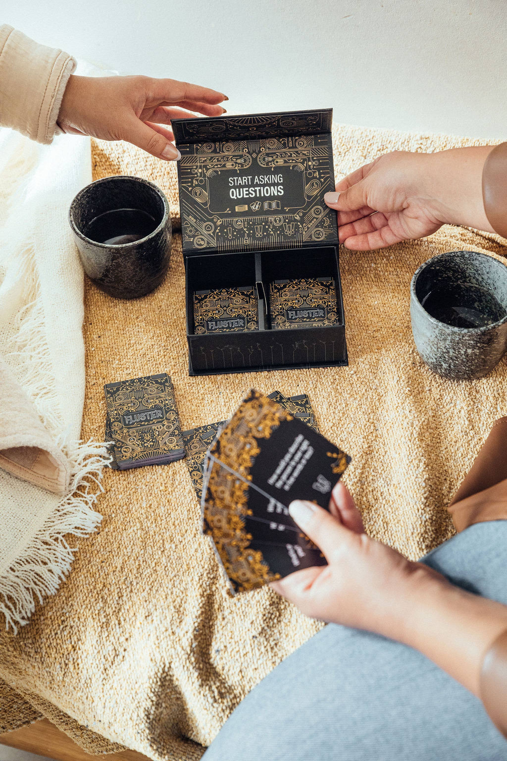 FLUSTER: Conversation Card Game for Deeper Connections