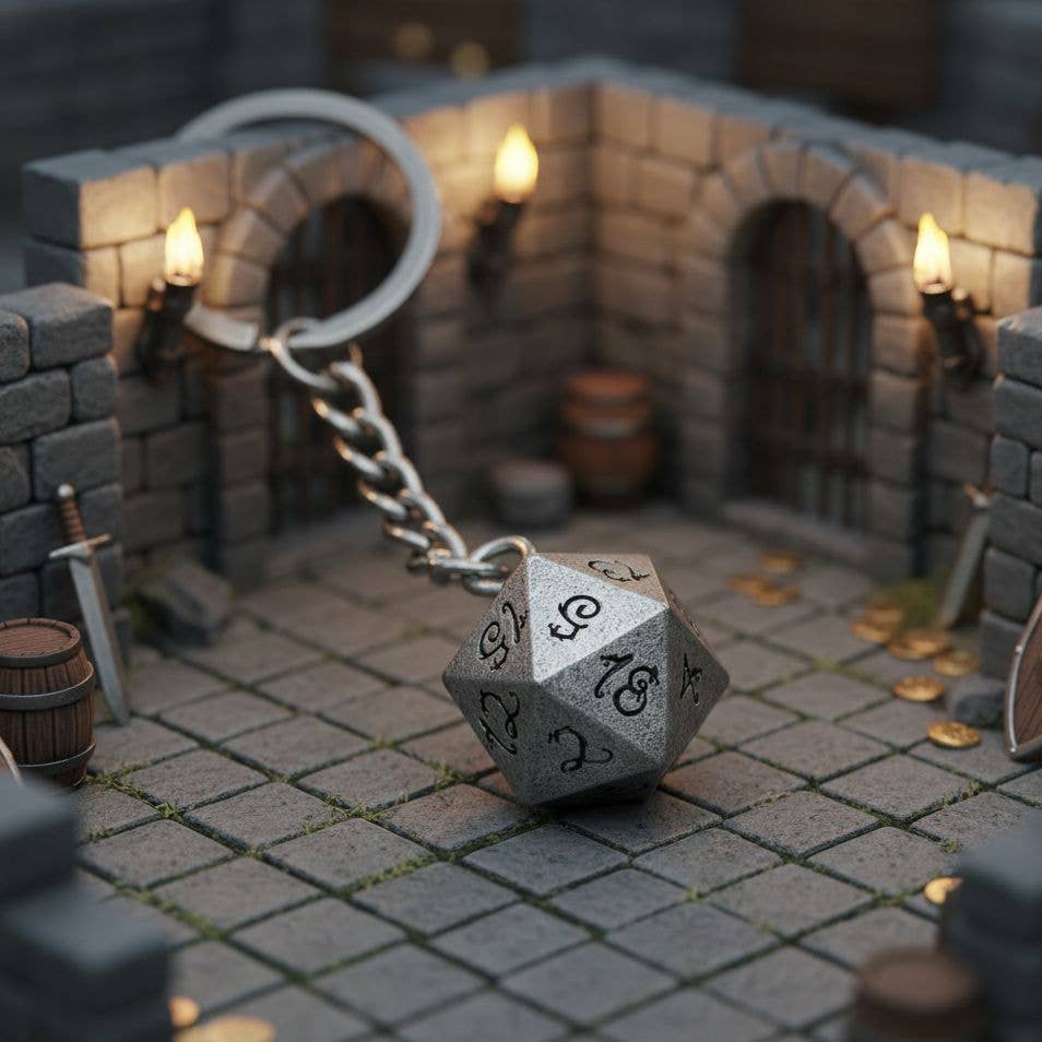 Critical Roll D20 Keychain