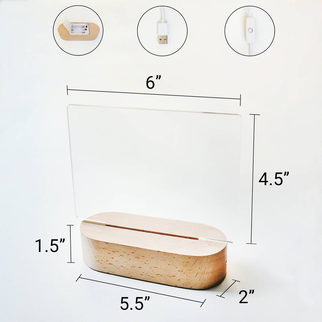 LED Writing Board – Reusable Message & Reminder Light Board