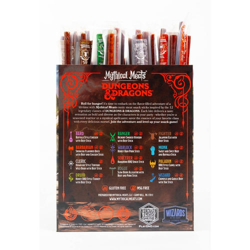 12 Flavors DUNGEONS & DRAGONS® Meat Snacks