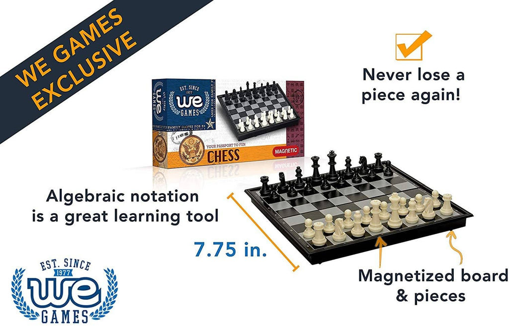 Magnetic Chess Set - 8 inches