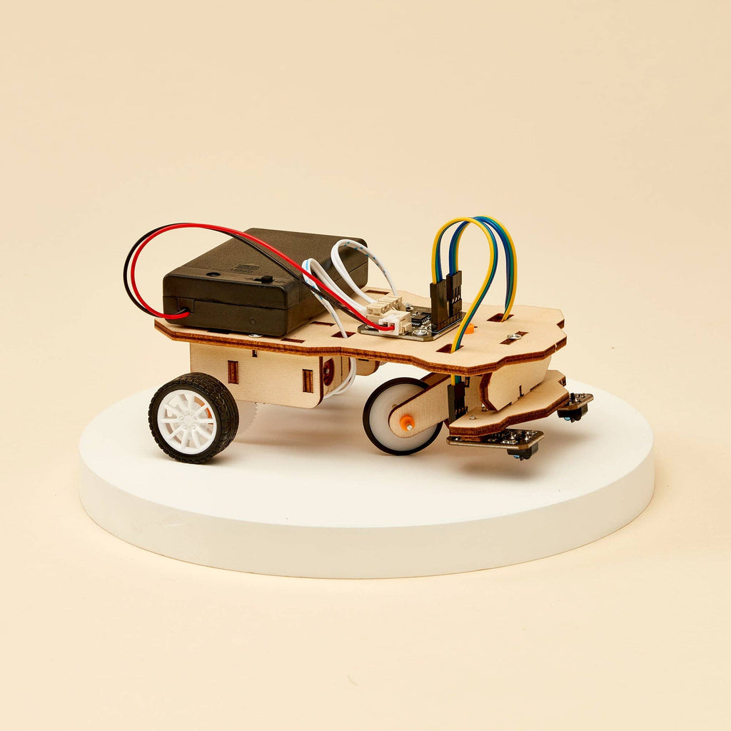 Line Follower Robot DIY Kit, Educational STEM Toy, Craft Kit