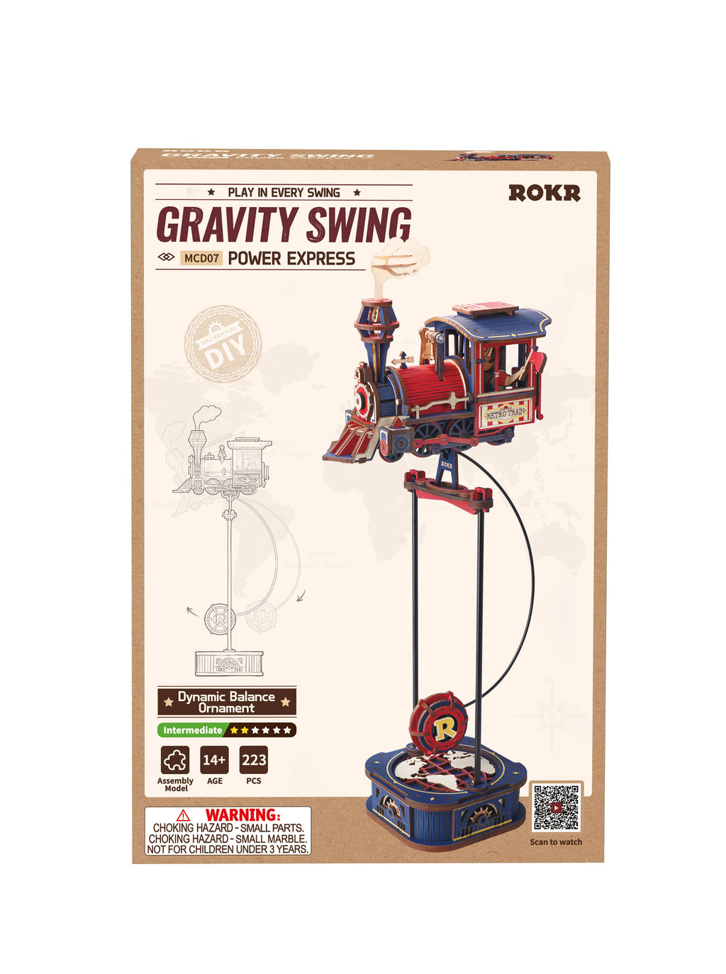 ROKR Power Express 3D Wooden Puzzle