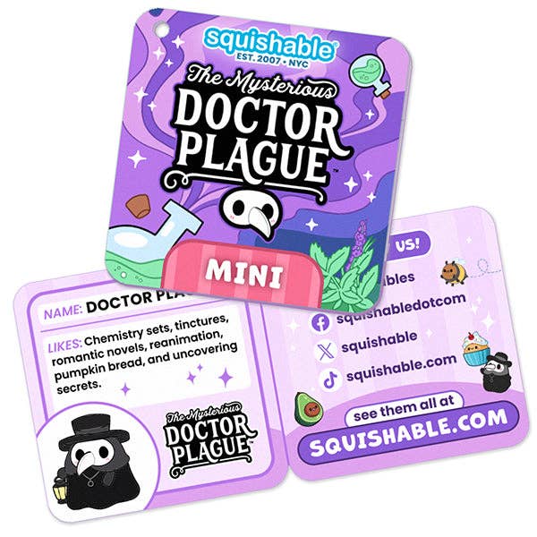 Squishable - Mini Steampunk Plague Doctor Plush