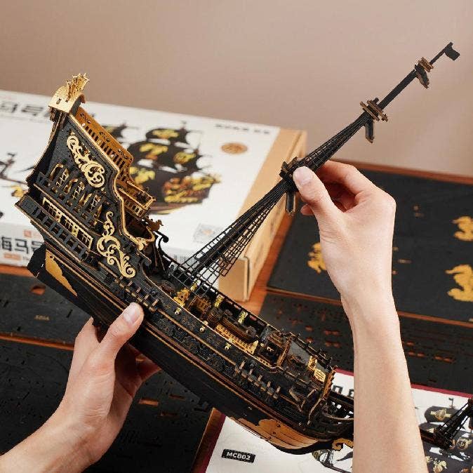 ROKR The Seahorse Barque 3D Wooden Puzzle