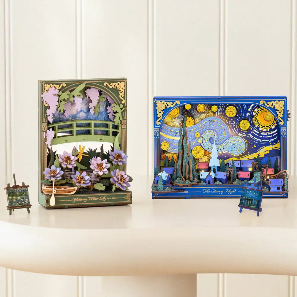 Rowood The Starry Night Wall Art 3D Wooden Puzzle