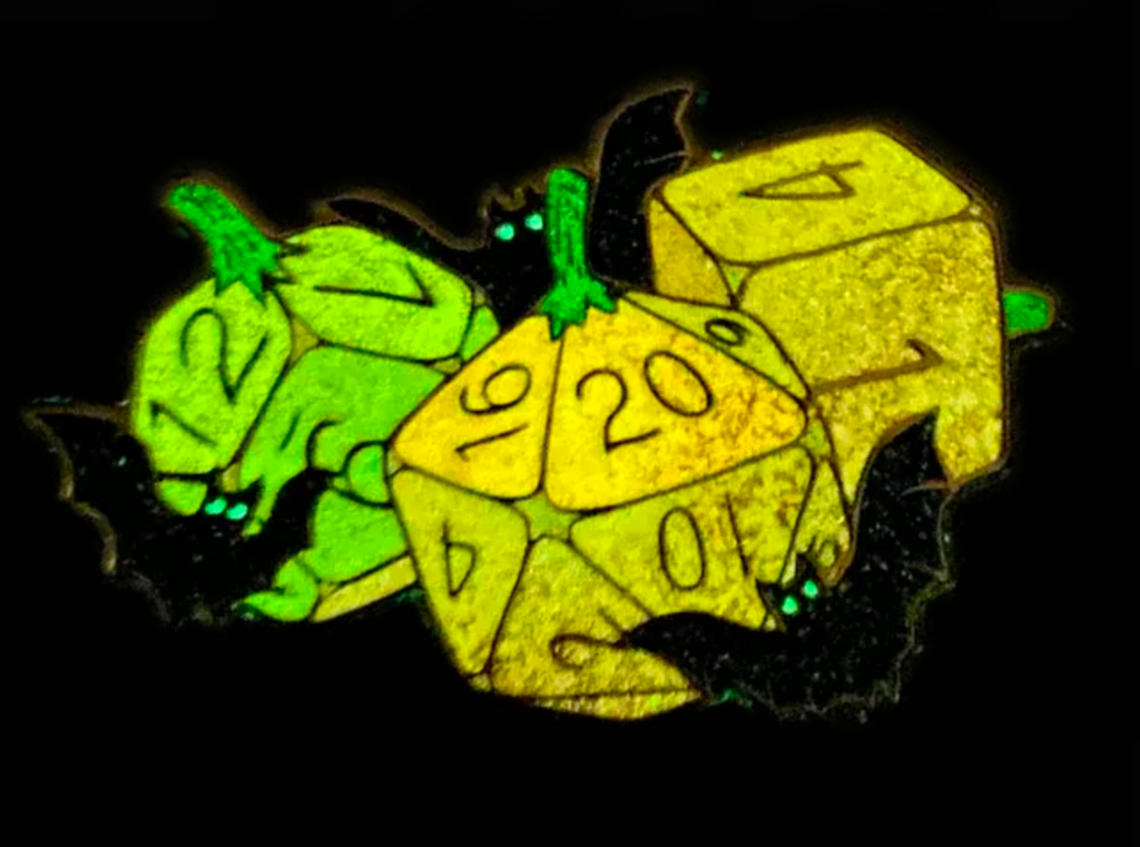 Spooky Harvest - Collectible Enamel Pin that Glows in the Dark!