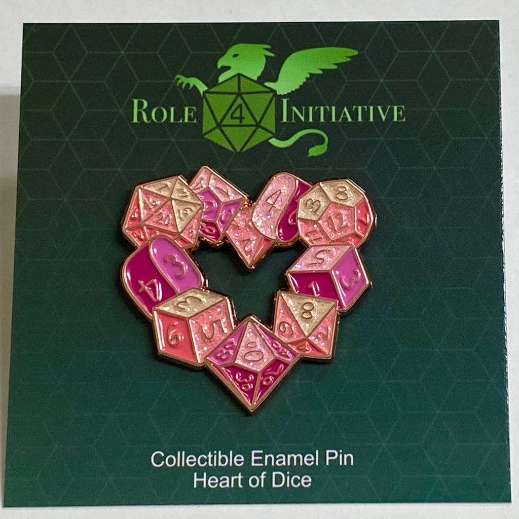 Heart of Dice - Collectible Enamel Pin