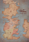 Map of Westeros // Game of Thrones Art Print