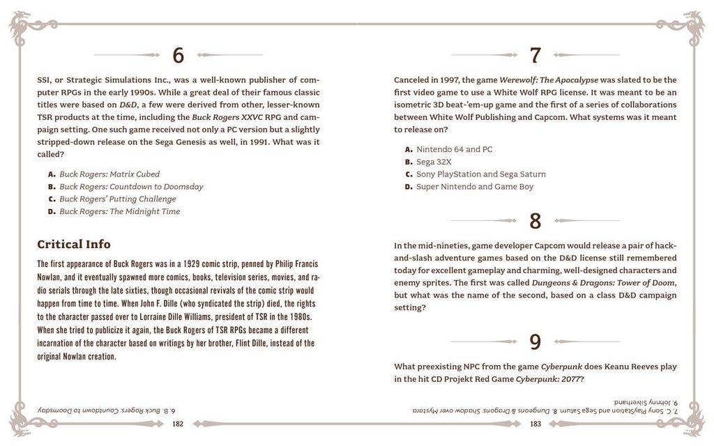 Düngeonmeister Book of RPG Trivia by Jef Aldrich