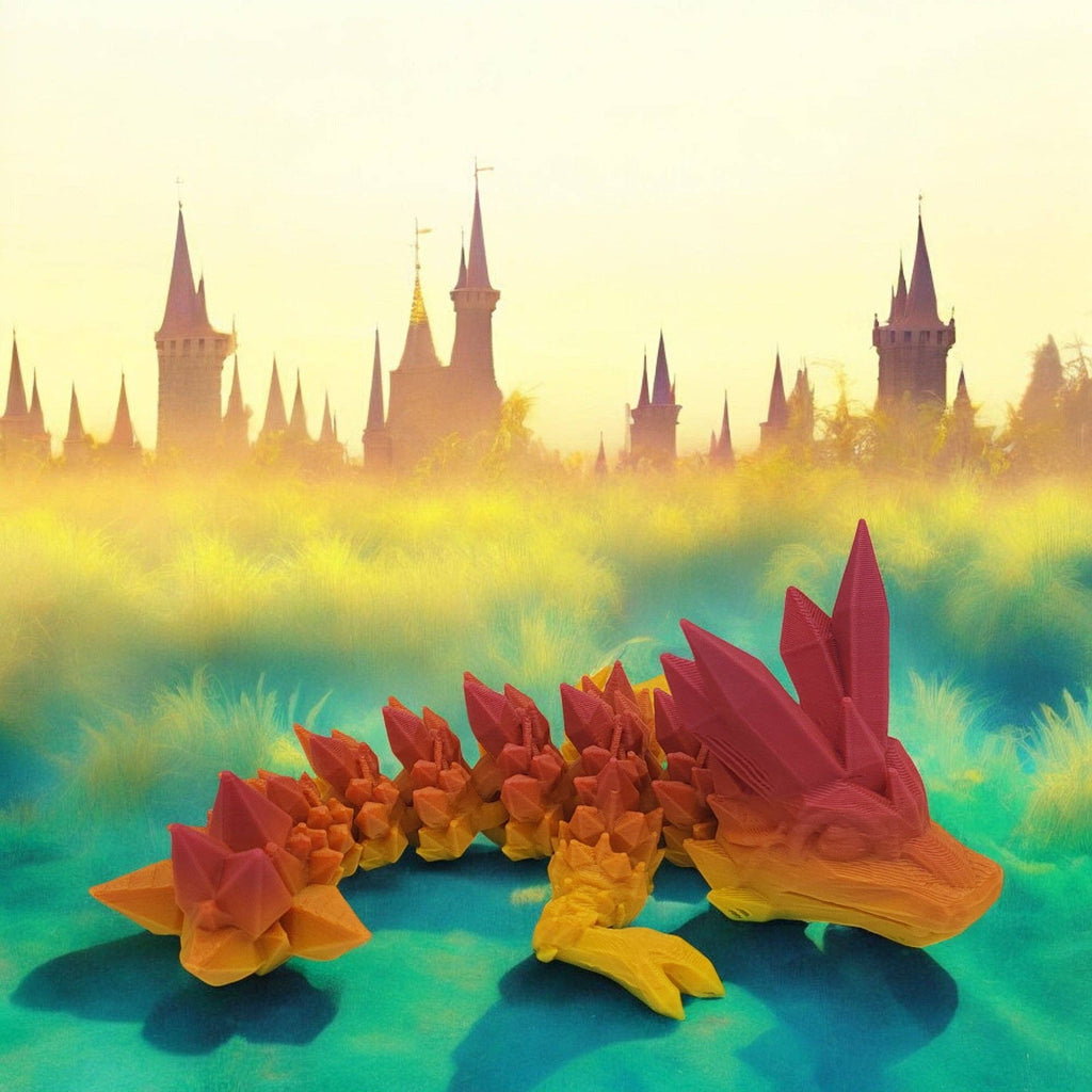 3D Printed Articulated Fantasy Toy Bundle – Display Set