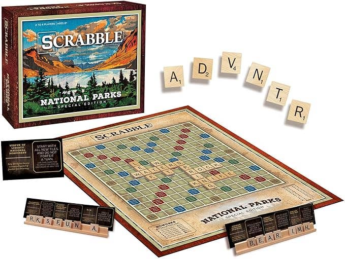 National Parks Scrabble - Gorgeous Game Board
