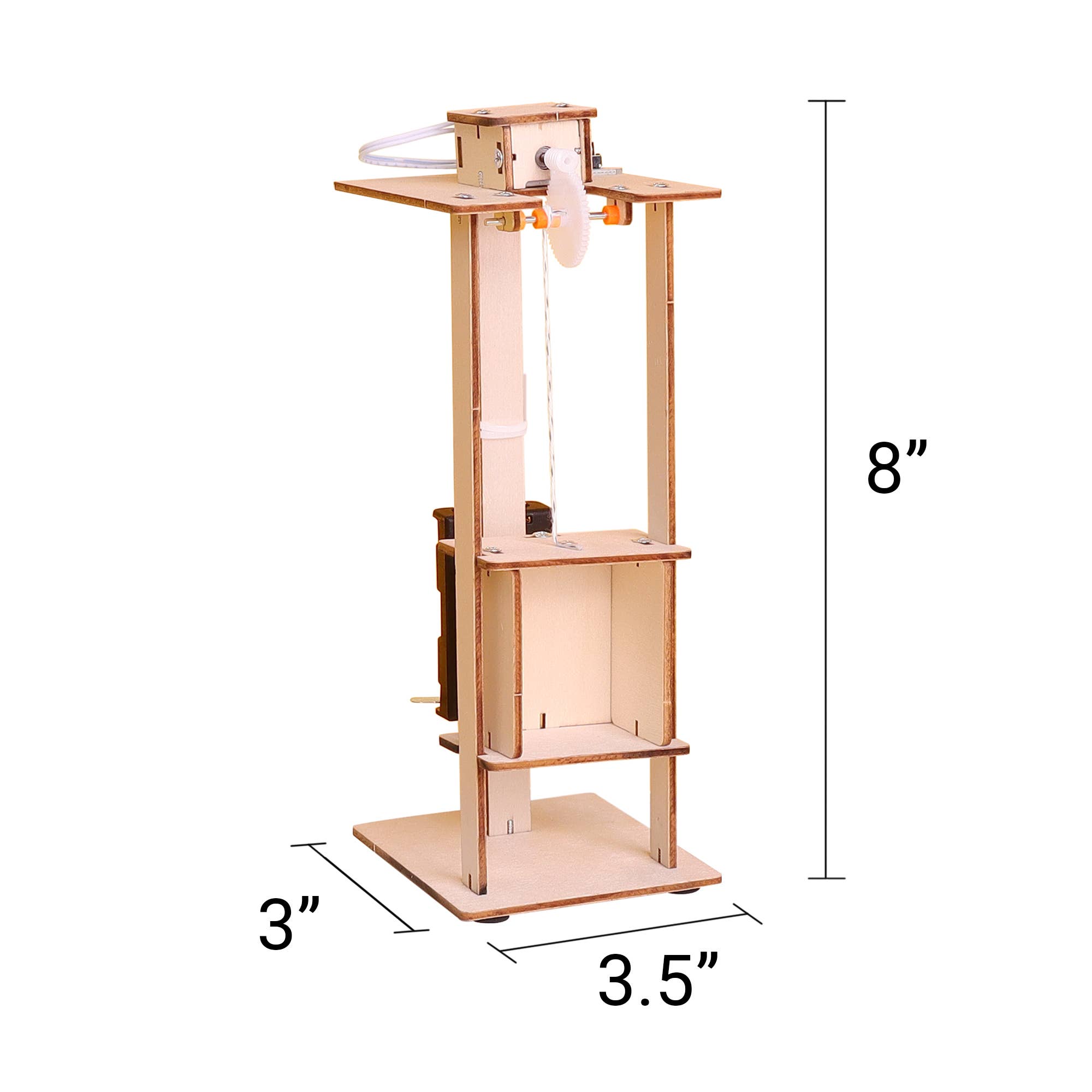 Electric Elevator DIY Kit, STEM Toy for Kids, Craft Kit