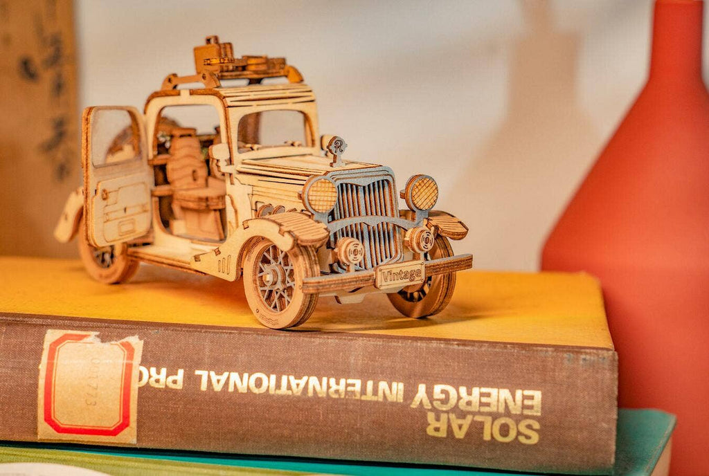Rolife Vintage Car 3D Wooden Puzzle