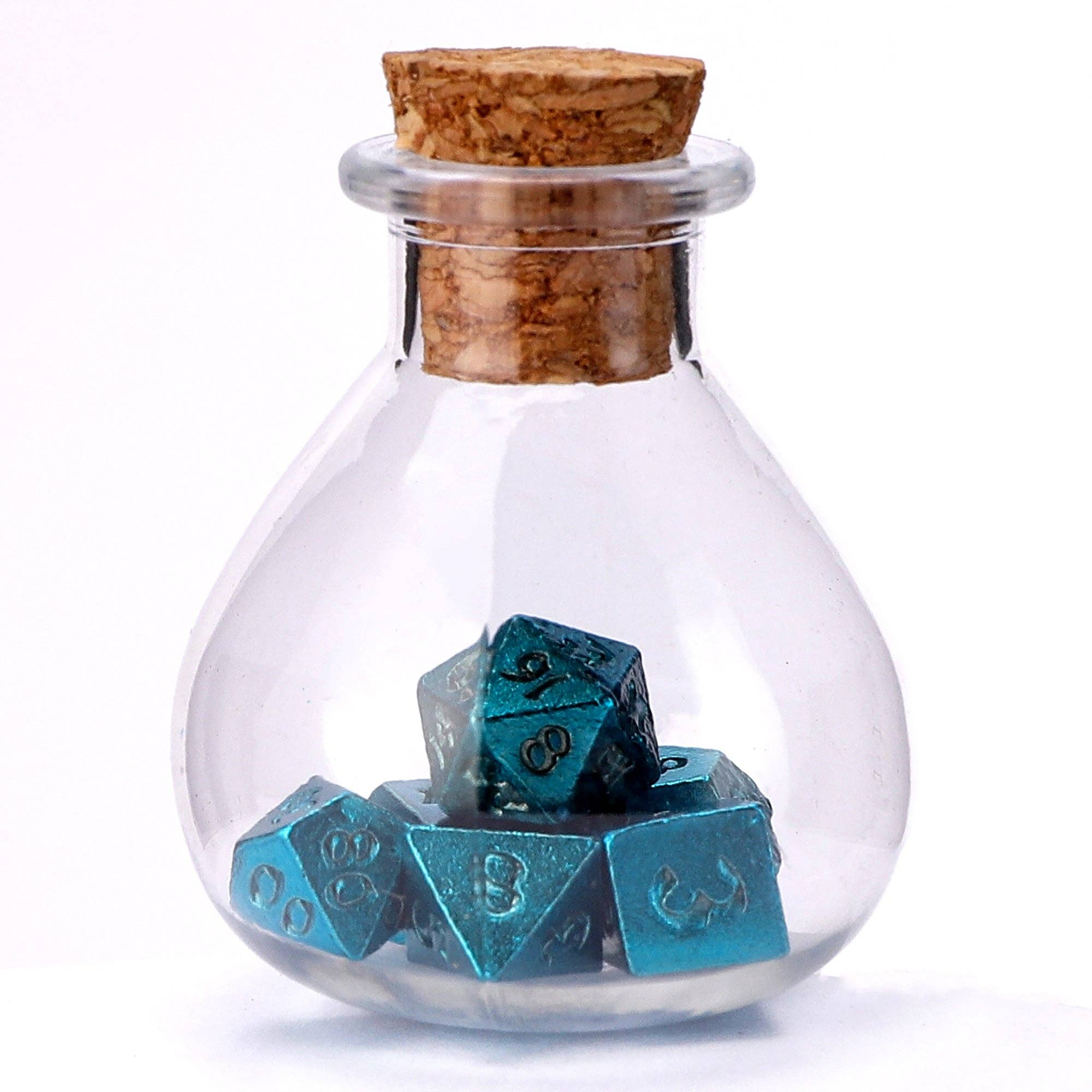 Unseelie Mini RPG Dice set - Blue