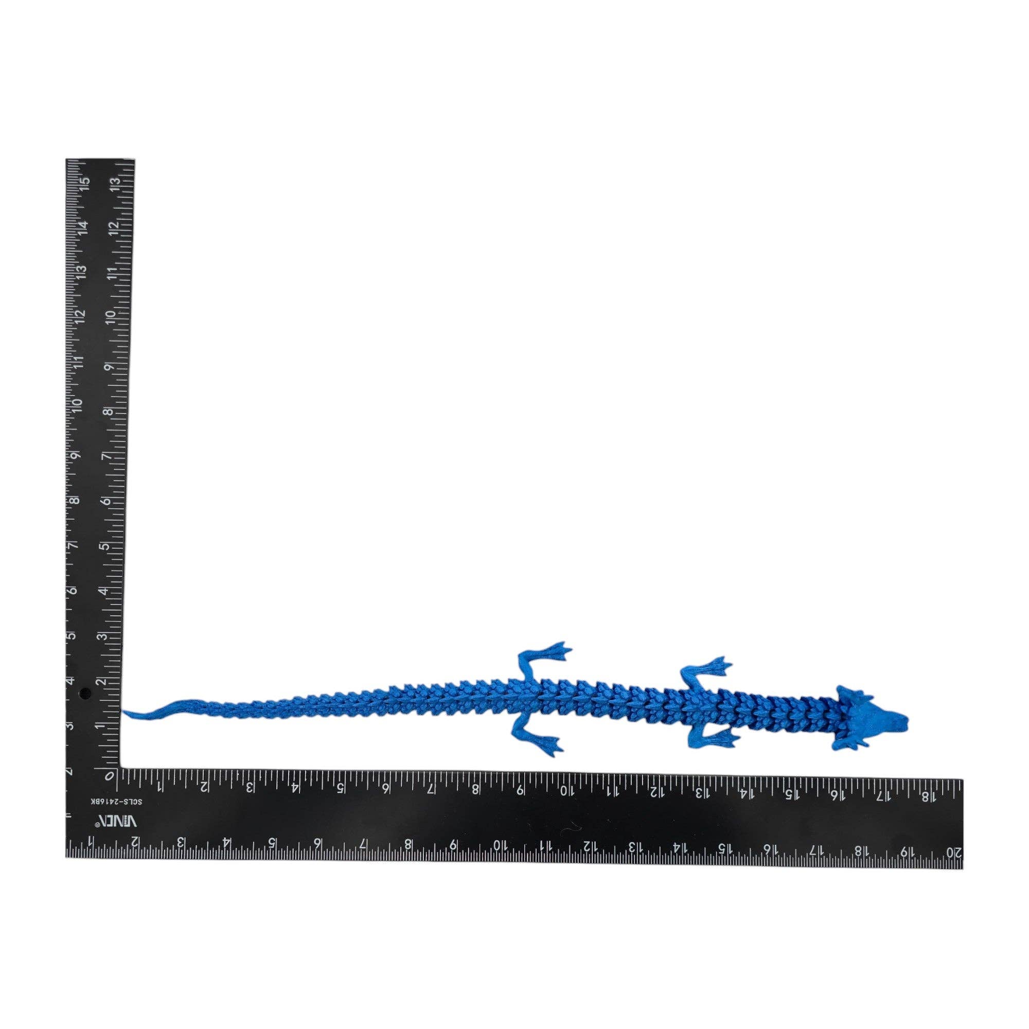 3D Printed Articulated Dragon Toy – Serpentara Dragon 18"