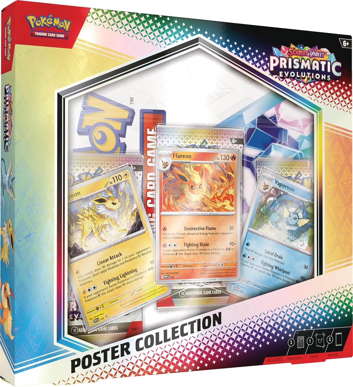Pokemon TCG: Scarlet & Violet Prismatic Evolutions - Poster Collection Case