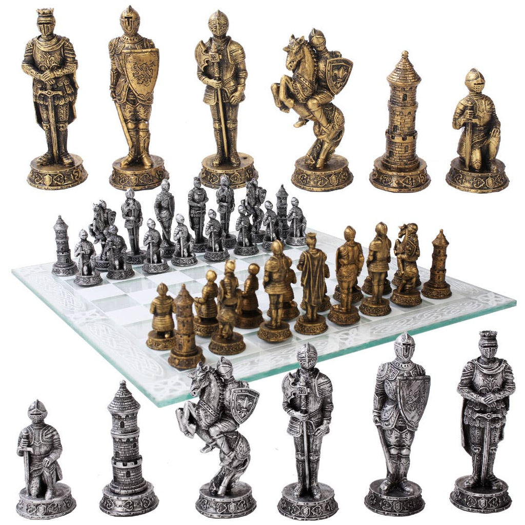 Chess Set - Medieval Knights