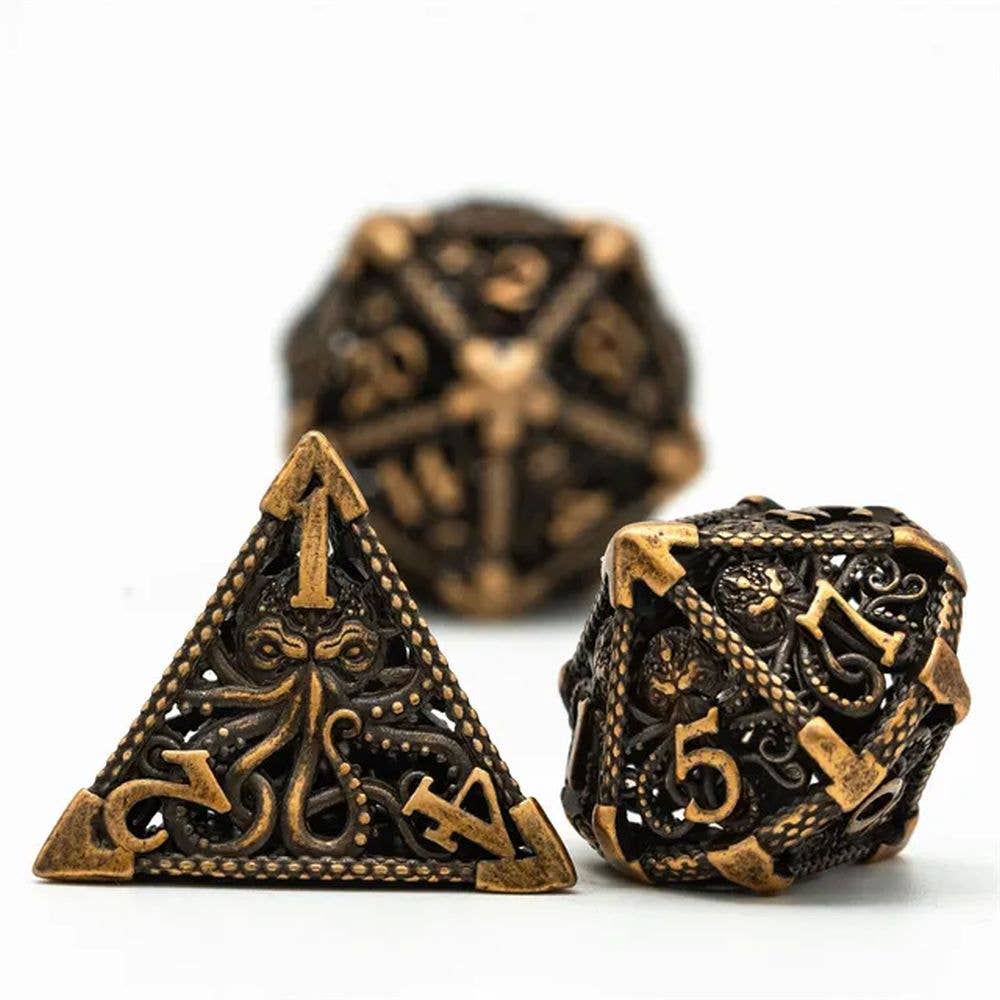 Kraken’s Wrath Hollow Metal Dice Set