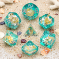 Conch of the Tides Resin Dice Set