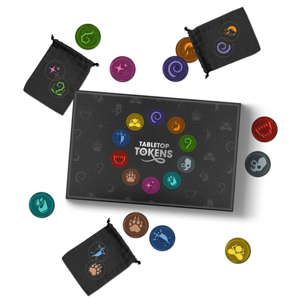 Tabletop Tokens Fantasy Creatures set with various DnD token designs