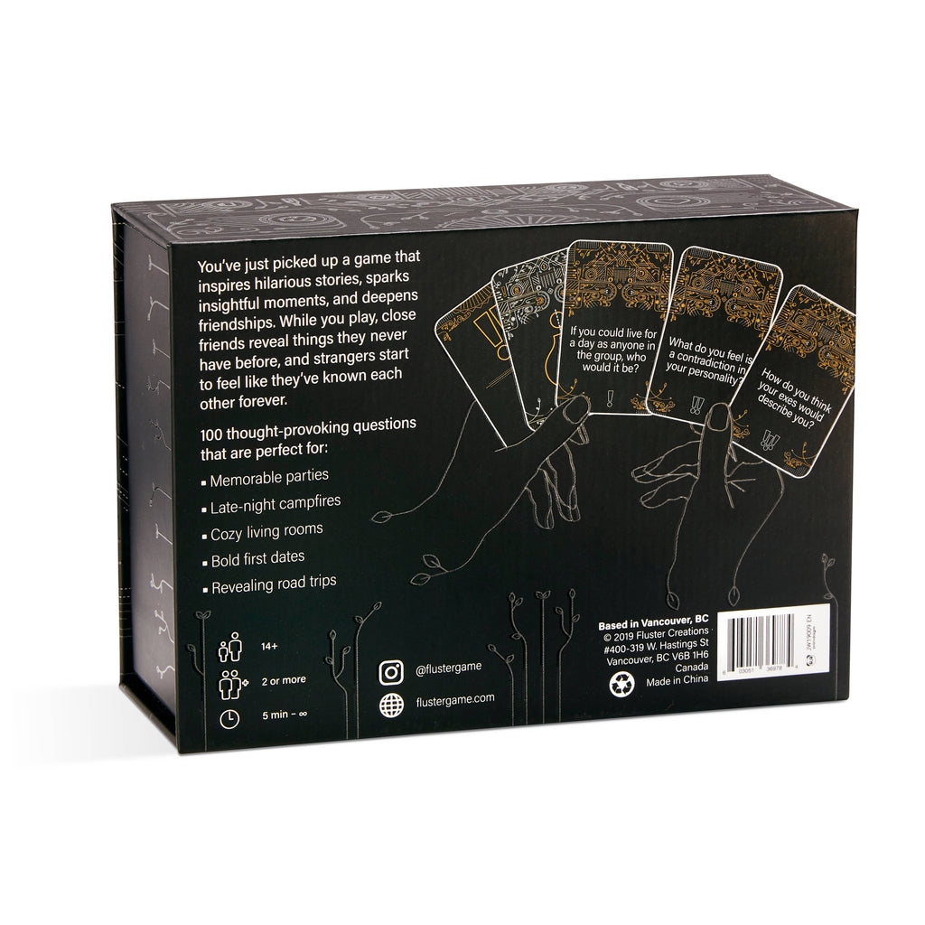 FLUSTER: Conversation Card Game for Deeper Connections