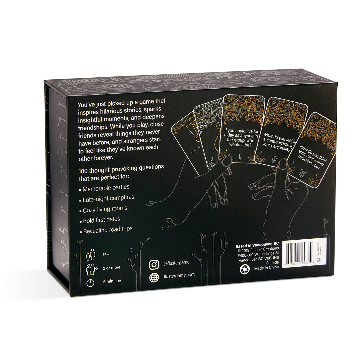 FLUSTER: Conversation Card Game for Deeper Connections