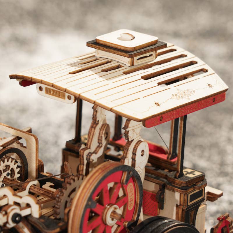 Steam Engine Mechanical Robotime Rokr DIY 3D puzzles