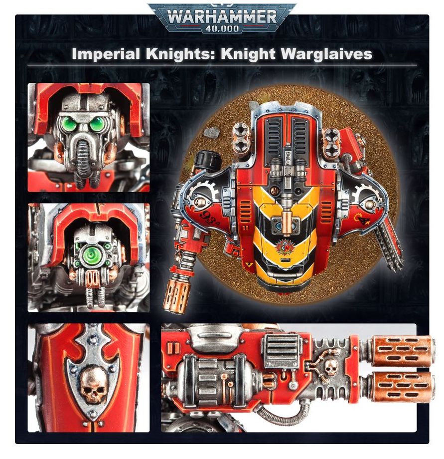 IMPERIAL KNIGHTS: KNIGHT ARMIGERS WARGLAIVES