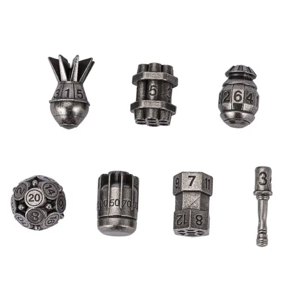 Demolition Dice Bomb Metal Dice Set