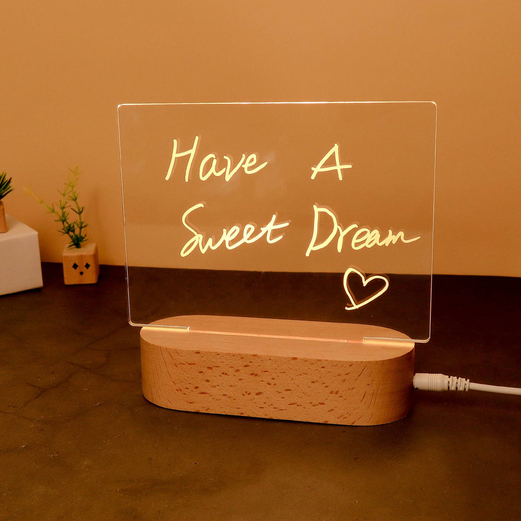 LED Writing Board – Reusable Message & Reminder Light Board