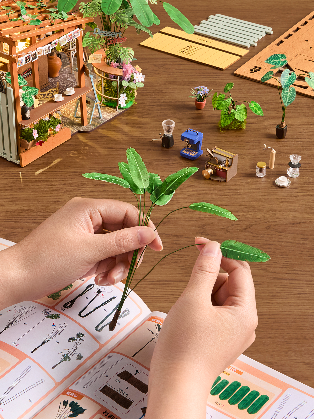 Rolife Leafree Café DIY Miniature House